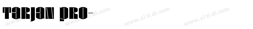 tarjan pro字体转换